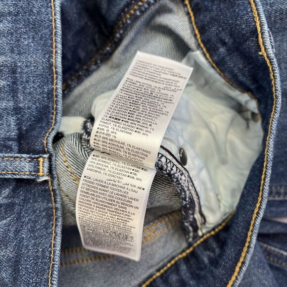 Women’s Gap High Rise Stride Wide Leg Denim Jeans Size 28 6 Short - Picture 5 of 10